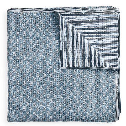 Malabar Azure Quilt - 234 x 224cm