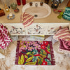 Genevieve Bath Mat - Mahogany