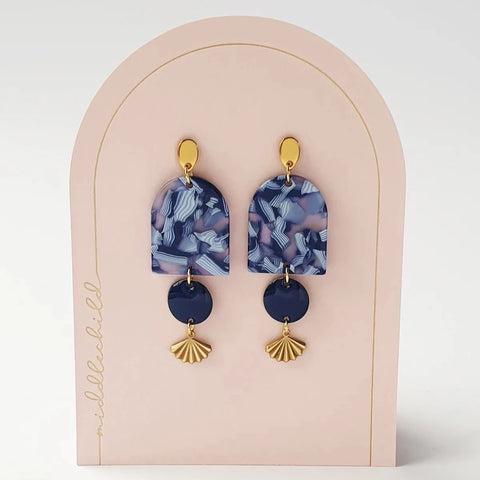 CLOCHE EARRINGS - BLUE