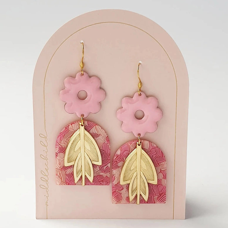 FROLIC EARRINGS - PINK