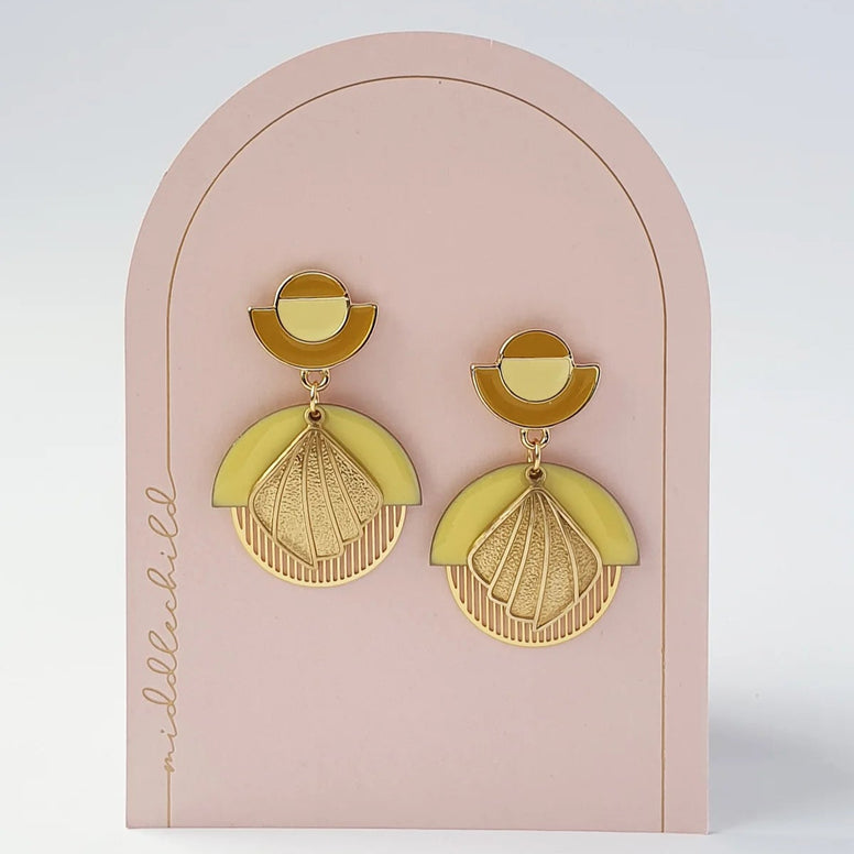 SHILLING EARRINGS - Lemon