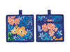 Forget Me Not Pot Holder Set of 2