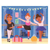 PETIT COLLAGE BALLERINA TWO-SIDED ON-THE-GO PUZZLE PINK 35.5X29.0.6CM