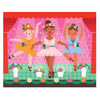 PETIT COLLAGE BALLERINA TWO-SIDED ON-THE-GO PUZZLE PINK 35.5X29.0.6CM