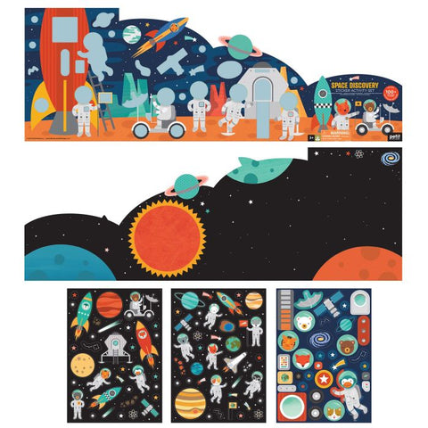 PETIT COLLAGE STICKER ACTIVITY SET-SPACE DISCOVERY