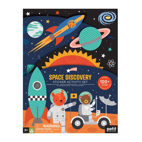 PETIT COLLAGE STICKER ACTIVITY SET-SPACE DISCOVERY