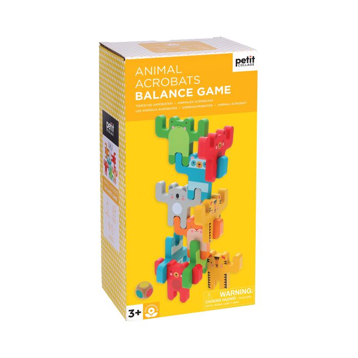 PETIT COLLAGE ANIMAL ACROBATS BALANCE GAME MULTI-COLOURED