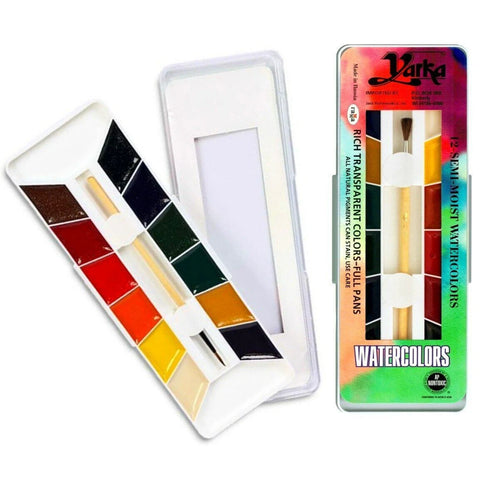 YARKA WATERCOLOUR PANS - Set 12