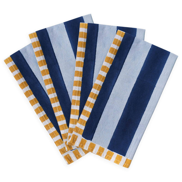 Walter G - Palma Azure cotton napkins (set of 4)