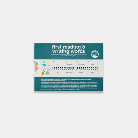 FIRST READING & WRITING WORD FLASH CARDS