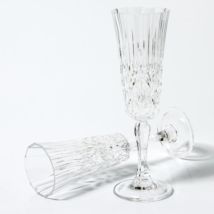 Pavilion Acrylic Flute Glass | Clear