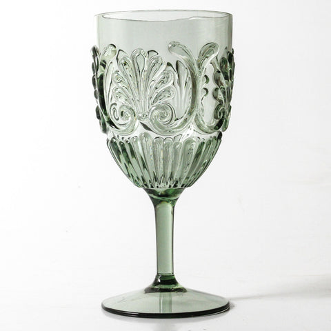 Flemington Acrylic Wine Glass | Green