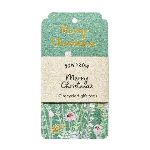 Merry Christmas Gift Tag – 10 Pack