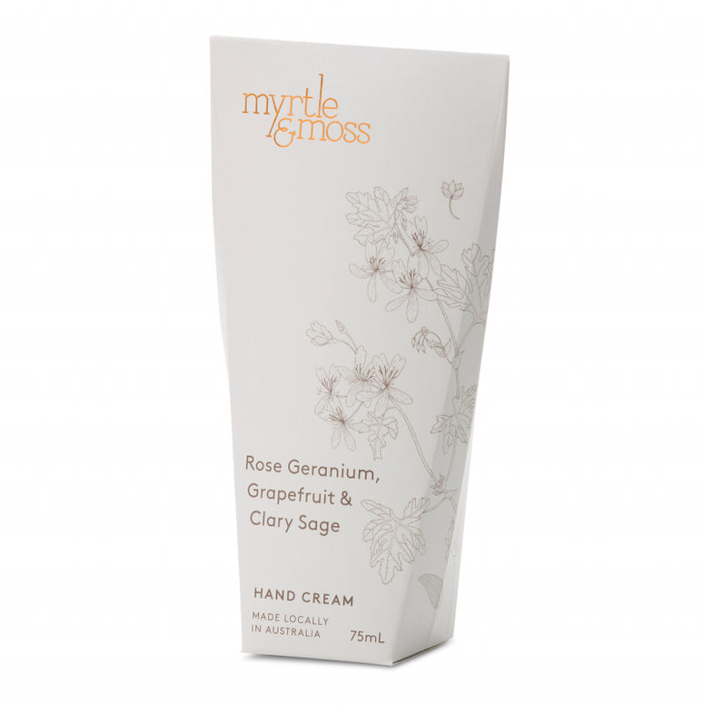 HAND CREAM ROSE GERANIUM, GRAPEFRUIT & CLARY SAGE