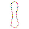 Smartie Long Single Strand Wood Necklace Multi