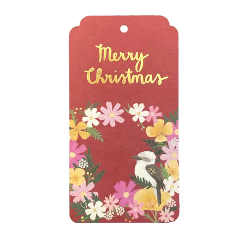 Christmas Wildflowers Gift Tag – 10 Pack