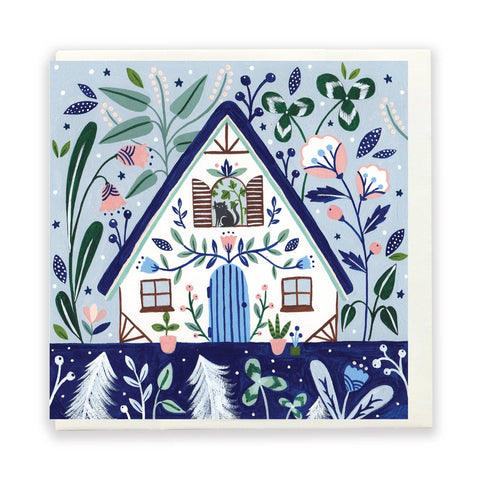 Flora Waycott - Blue Cottage card
