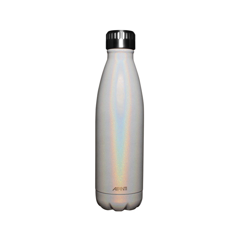 Pearl White Water Bottle | Stainless Steel | 500ML