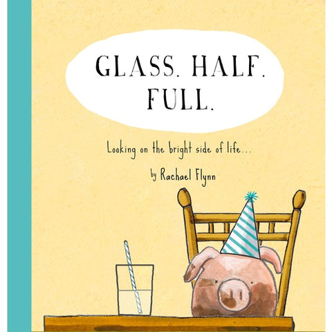 Glass Half Full - Hard Cover Quote Book