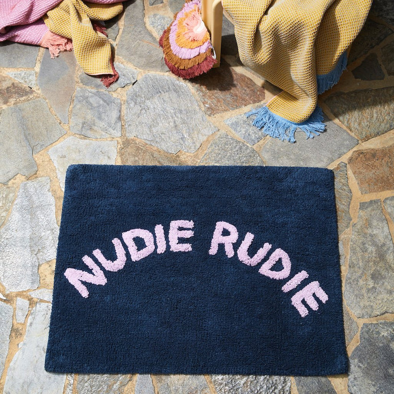 NUDIE BATH MAT - DENIM