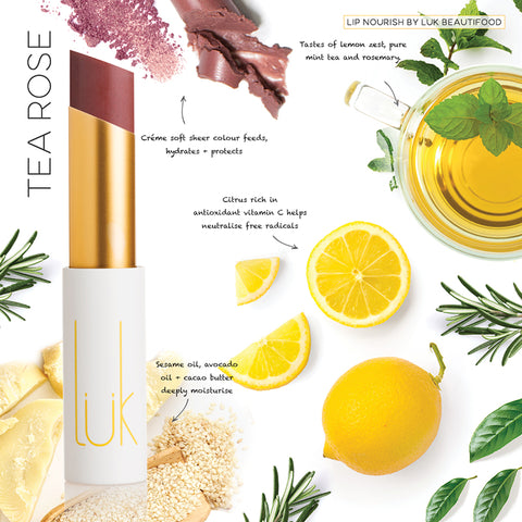 Lip Nourish Tea Rose Natural Lipstick